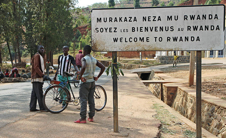 Burundi-Rwanda border crossing