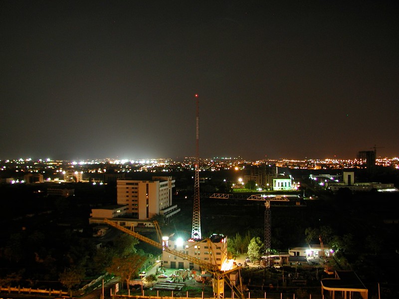 Abuja city at night