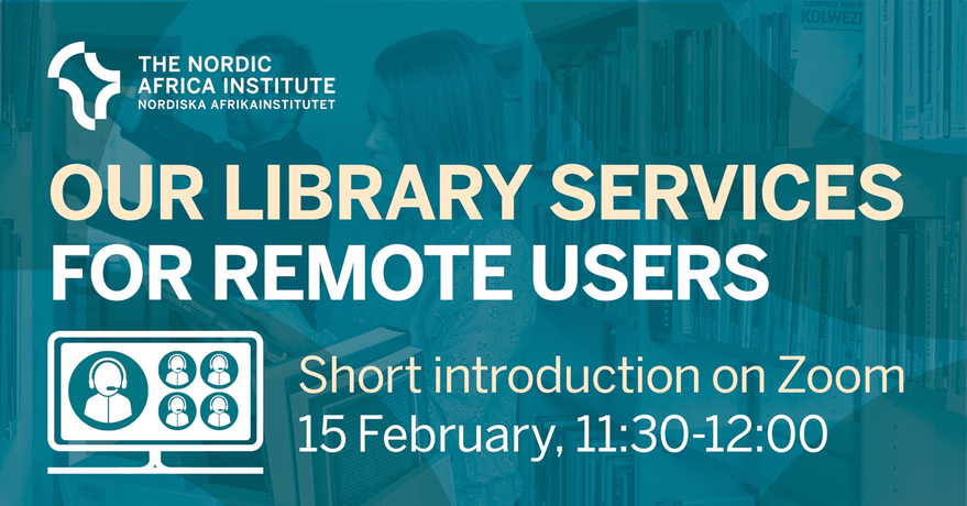 Introduction to our library services for remote users