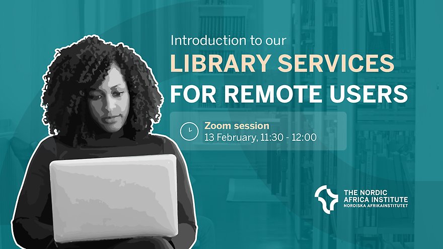 Introduction to our library services for remote users